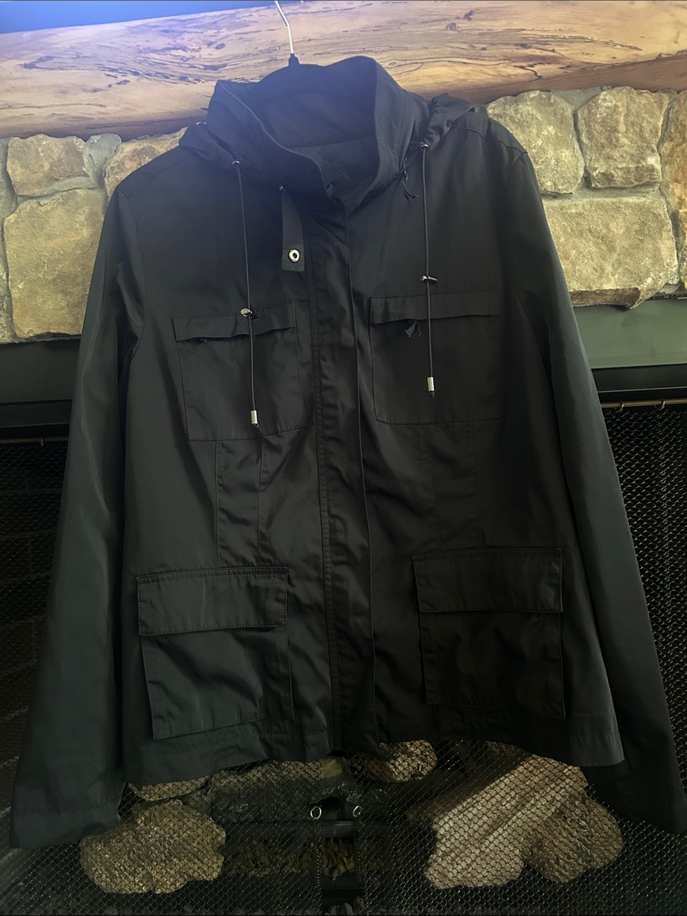 Talbot’s Women’s Black Hooded Field Jacket